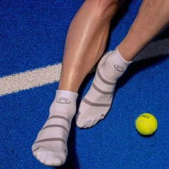 Chaussettes Padel courte Jaune/Bleu