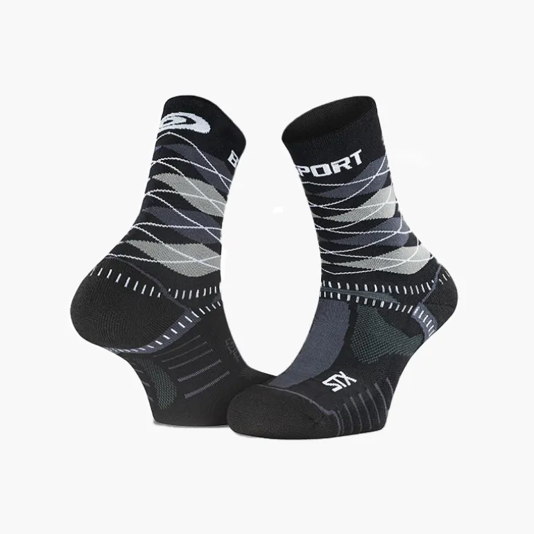 Chaussettes STX EVO "Burlington" noir/gris - Collector Edition