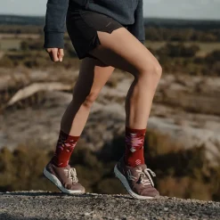 Chaussettes TREK GR Haute "LYOCELL" Aztec Bordeaux