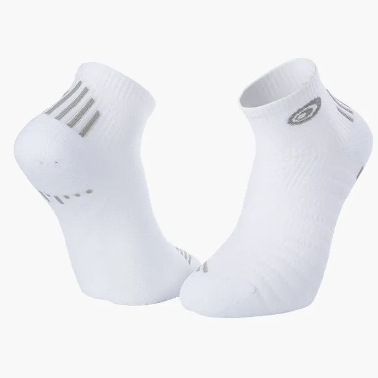 Socquettes RUN ELITE blanc-gris