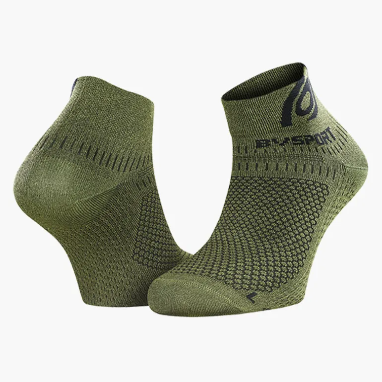 Socquettes running Light 3D kaki chiné - Mix