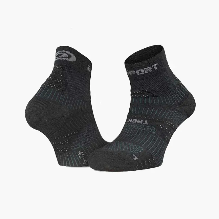 TREK EVO noir/gris - Socquettes randonnée